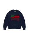 Pan-African American Sweater Navy