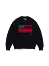 Pan-African American Sweater Black