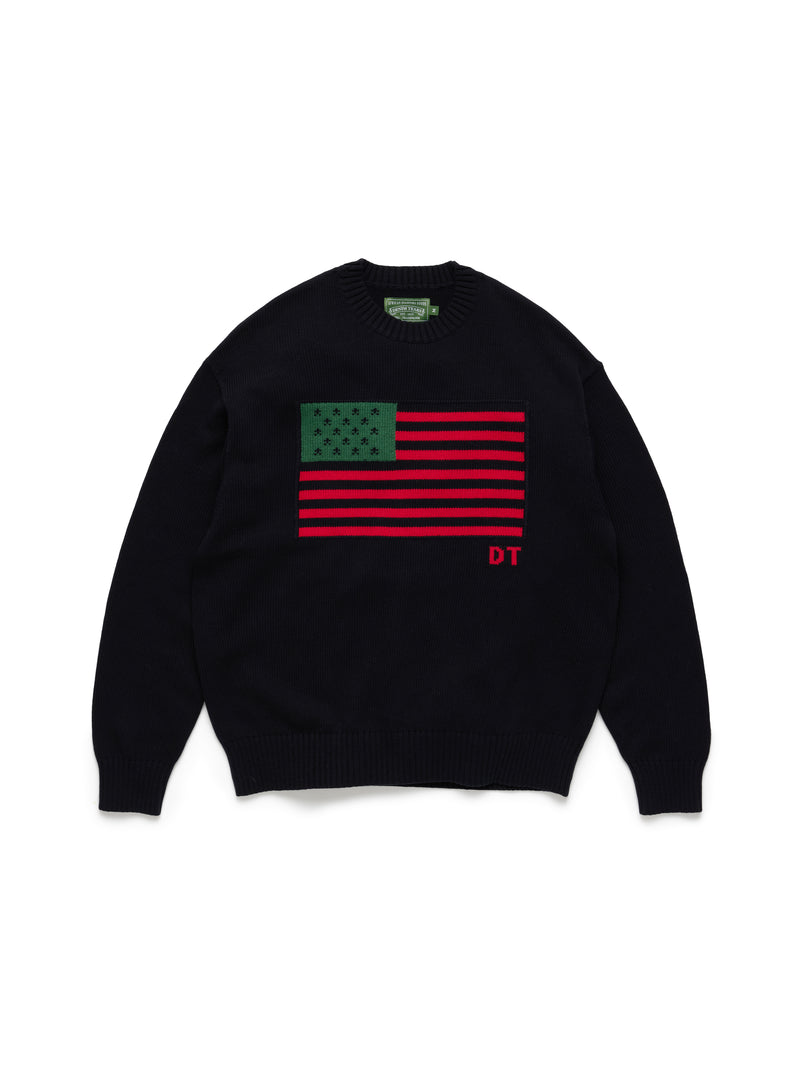 Pan-African American Sweater Black