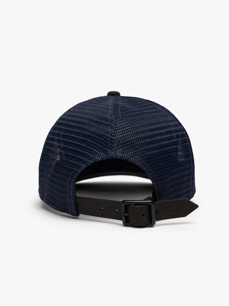 DT Stamp Pattern Trucker Hat Navy