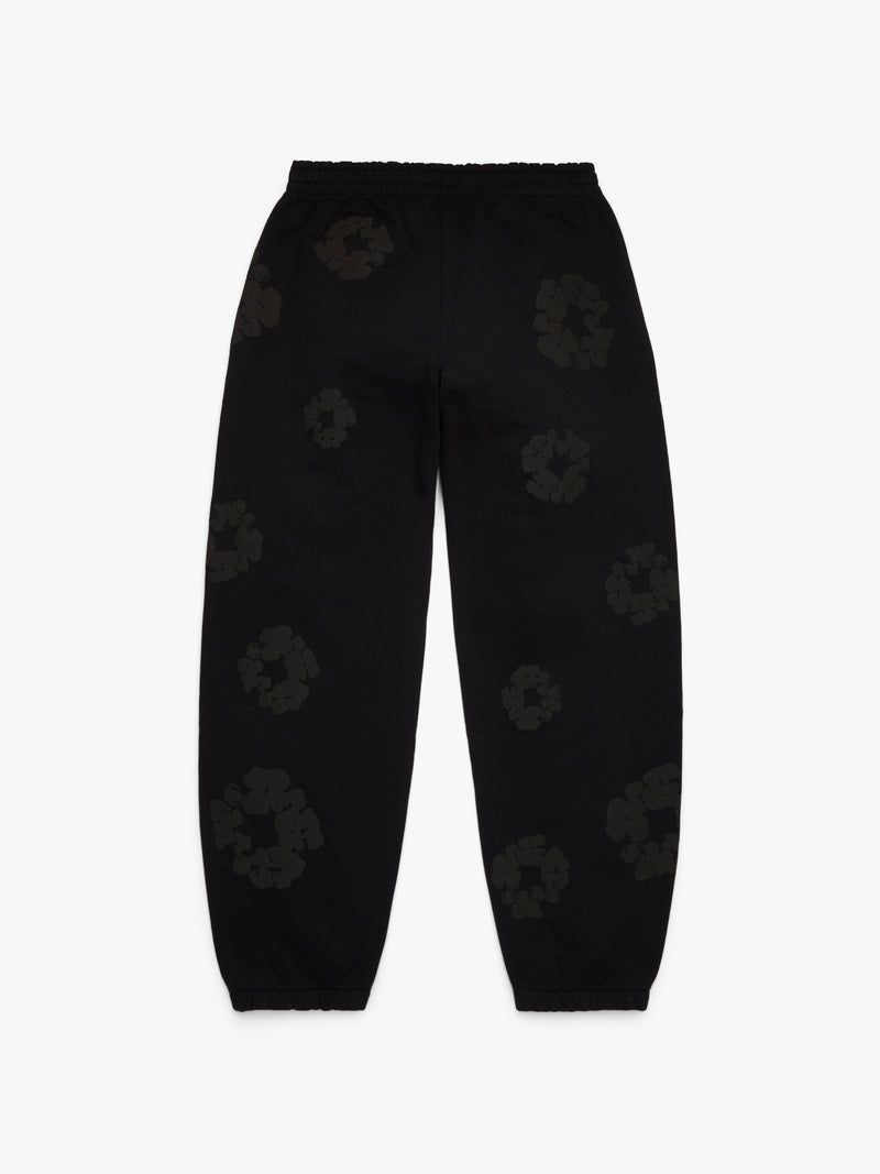 Mono Cotton Wreath Sweatpants Black