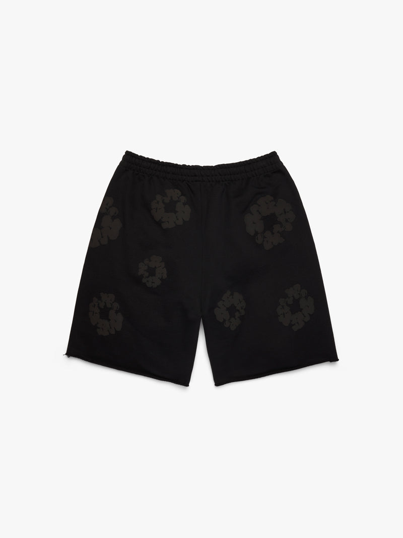 Mono Cotton Wreath Sweatshorts Black