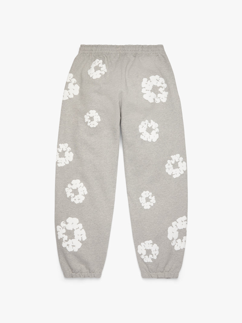 Cotton Wreath Sweatpants Grey