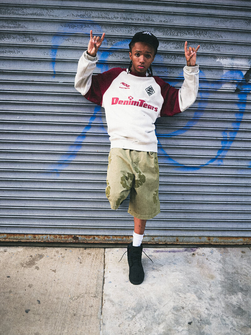 DT Sport Color Blocked Crewneck Grey