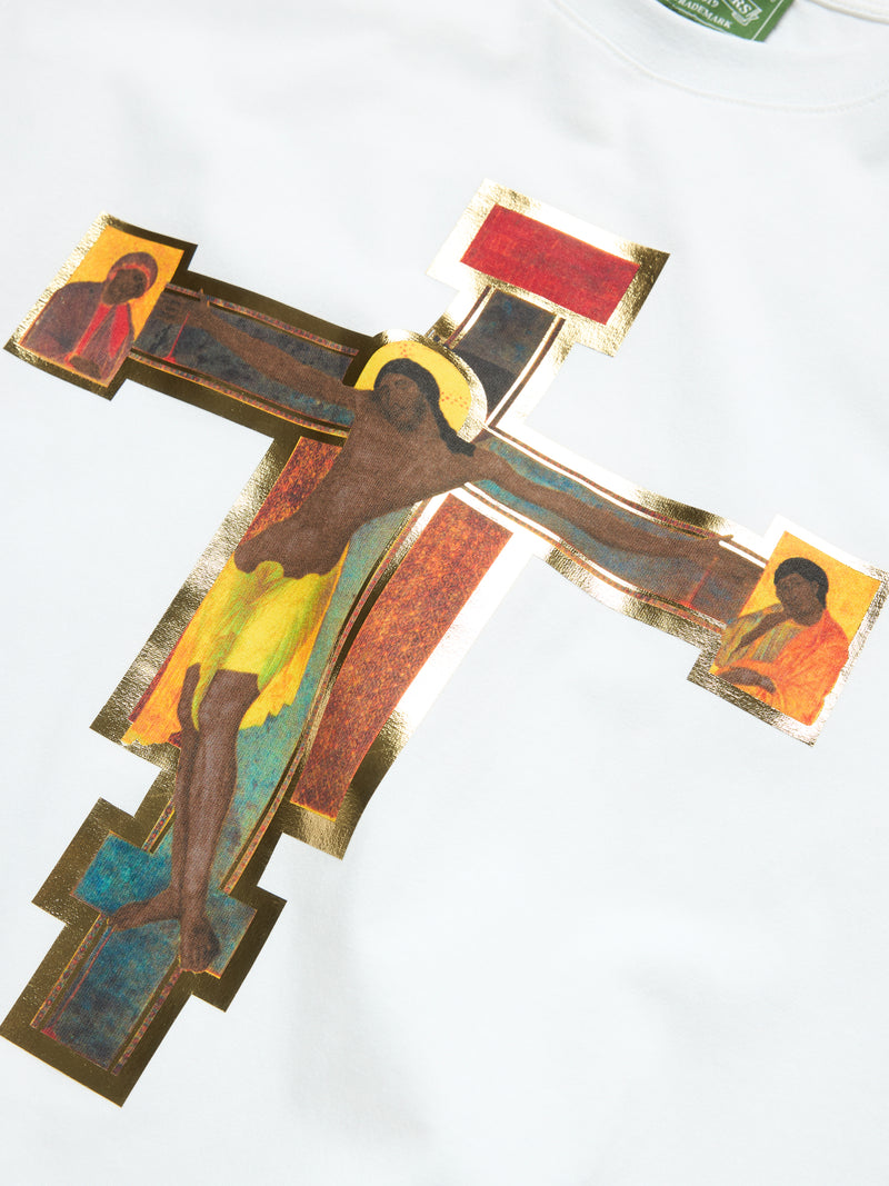 Crucifixion Tee White