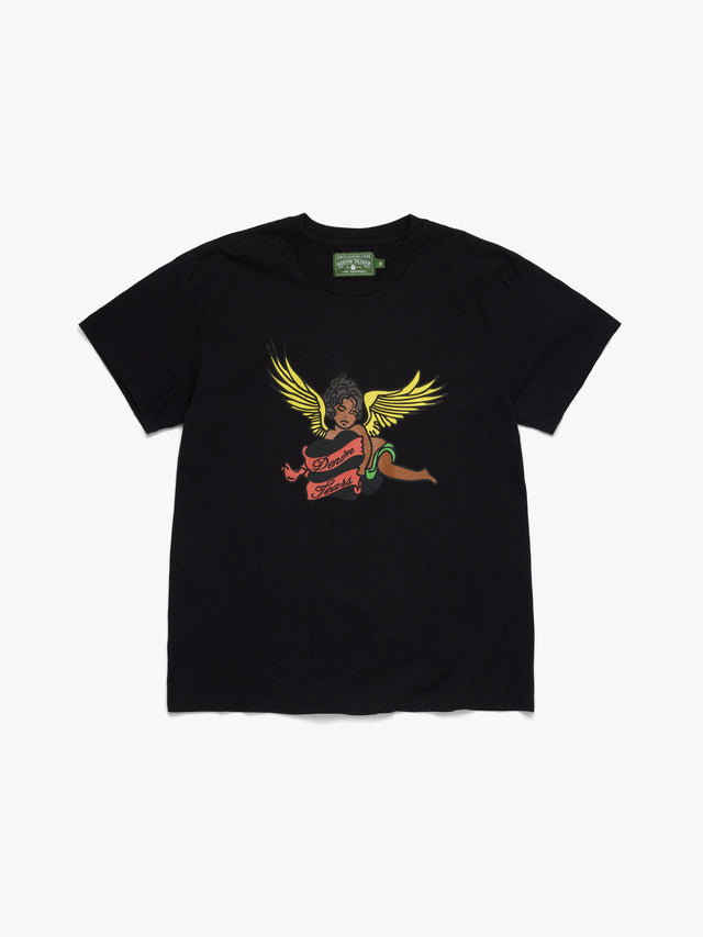 Black Cherub Tee Black