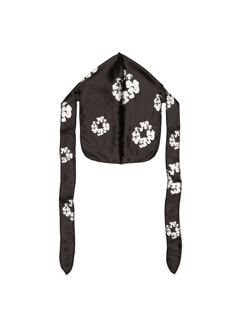 Cotton Wreath Durag Black