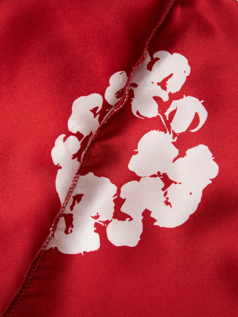 Cotton Wreath Durag Red