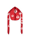 Cotton Wreath Durag Red