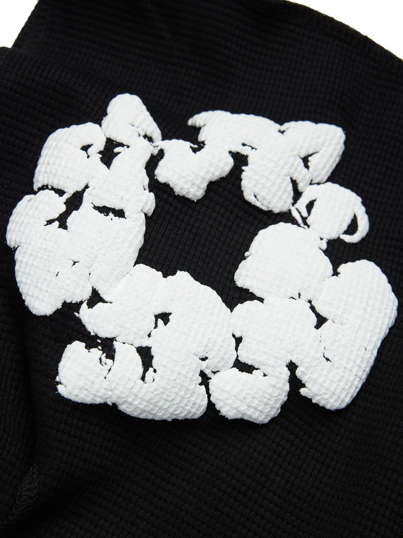 Thermal Cotton Wreath Durag Black