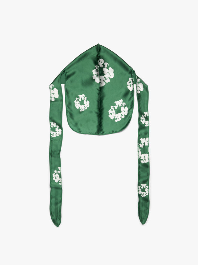 Cotton Wreath Durag Green