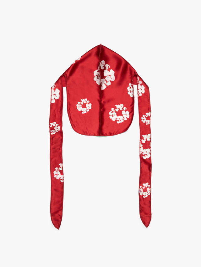 Cotton Wreath Durag Red