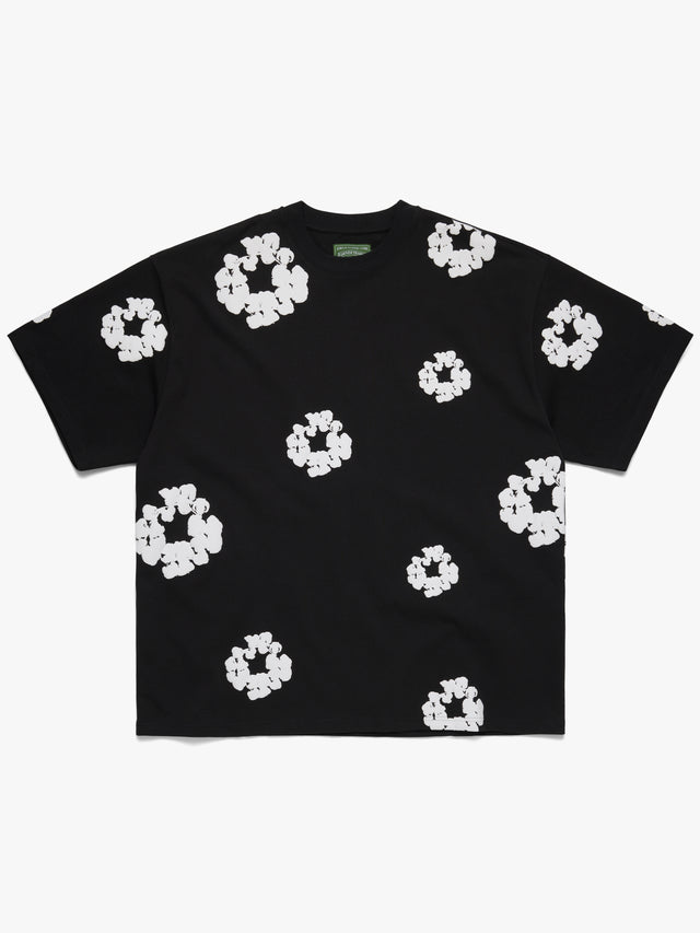 Cotton Wreath 2000s Tee Black