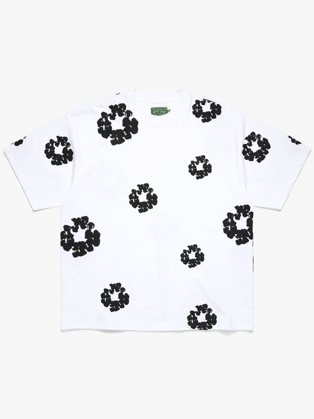 Cotton Wreath 2000s Tee White