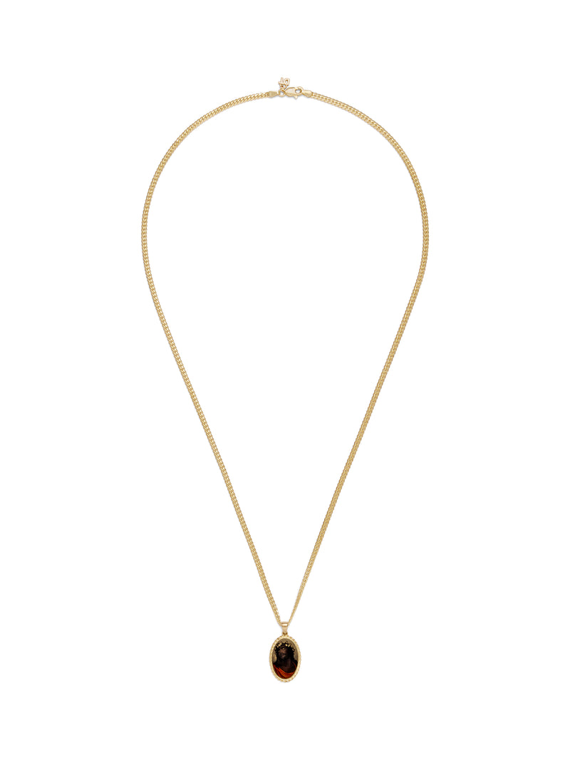 Black Jesus Pendant