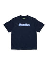 Hollis Font Tee Navy