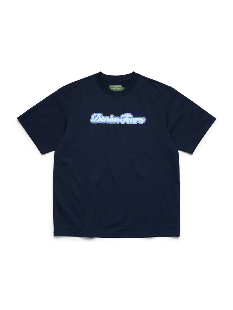 Hollis Font Tee Navy