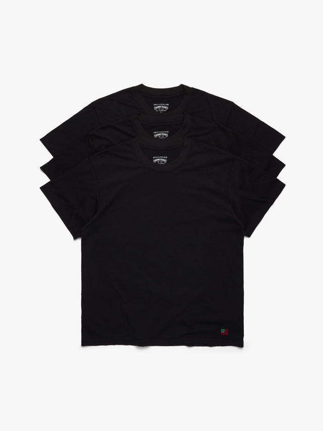 DT Flag 3-Pack Tee Black