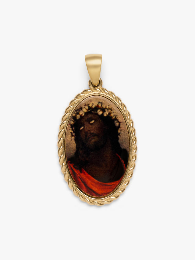 Black Jesus Pendant