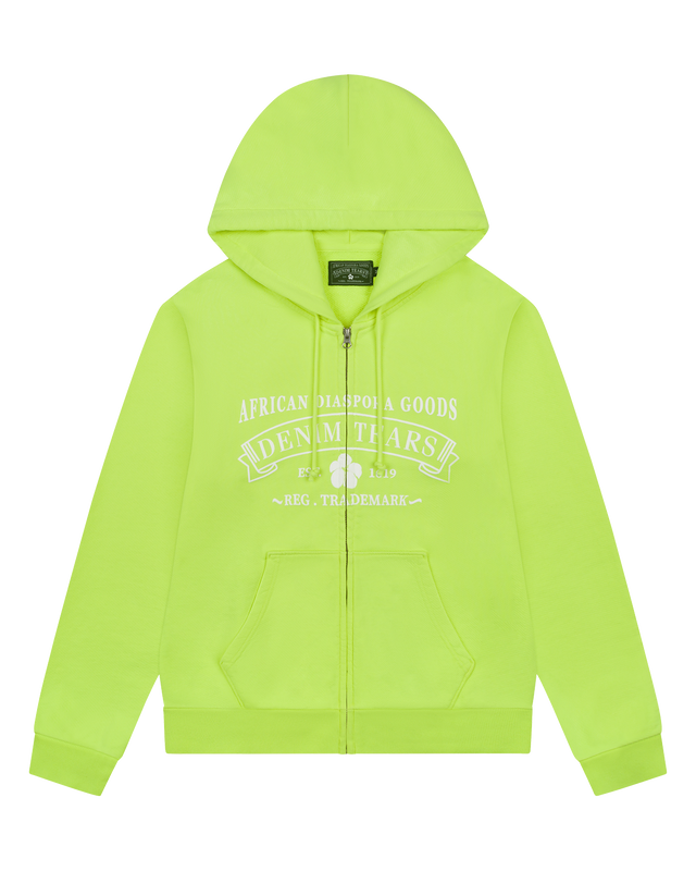 ADG Zip Hoodie Lime