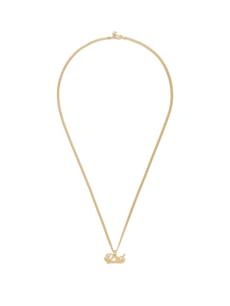 Dad Pendant Gold