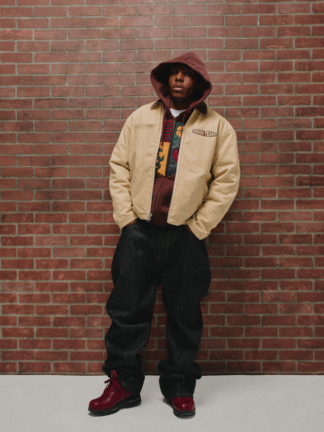 Every Tear Is A Star Work Jacket Khaki