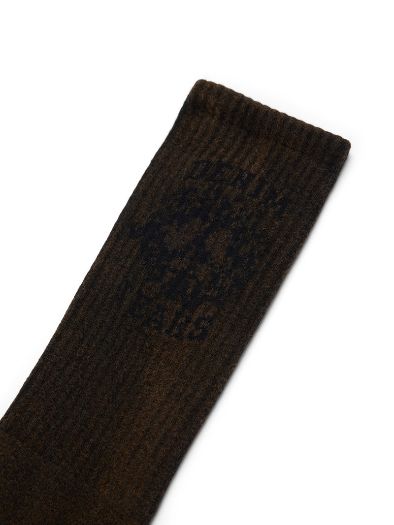 Denim U Socks Brown
