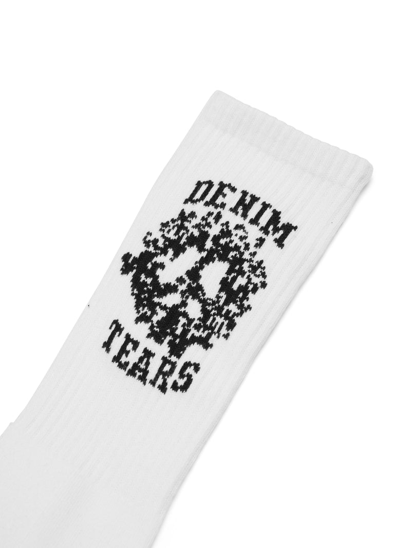 Denim U Socks White