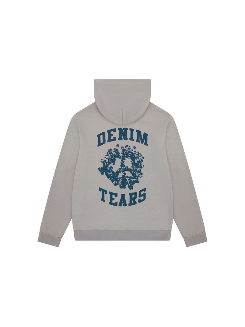 Denim University Zip Hoodie Grey
