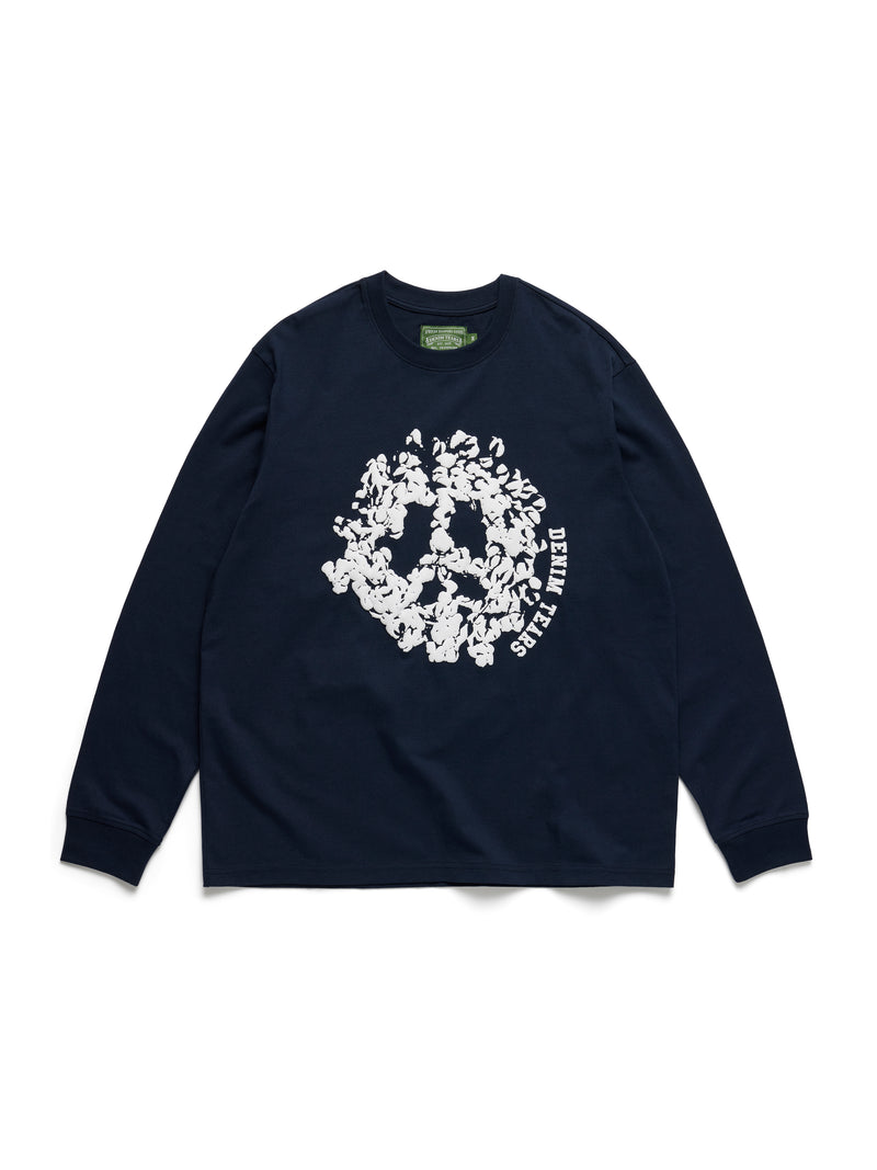 Denim U Long Sleeve Tee Navy