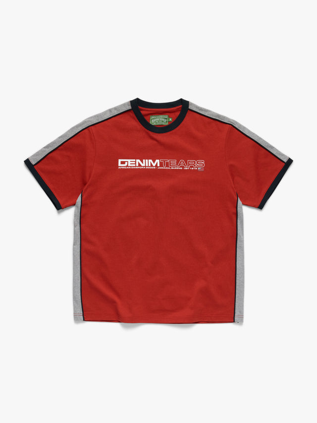 Paneled Tee Red