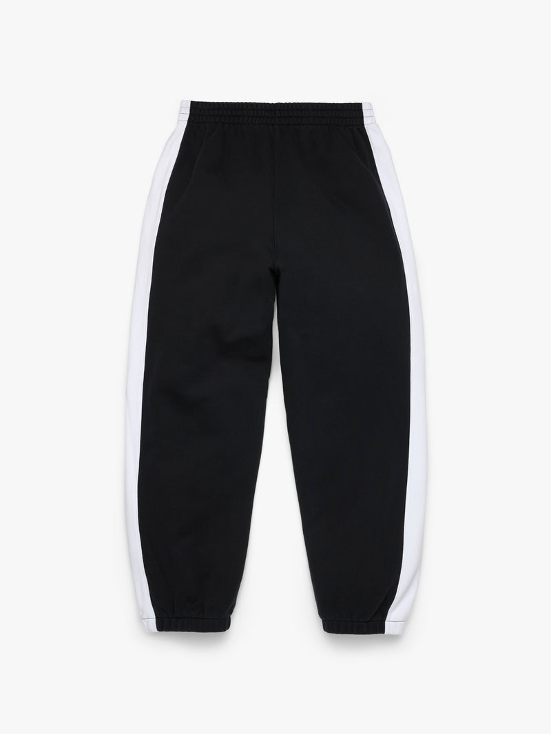 Denim U Paneled Sweatpant Black