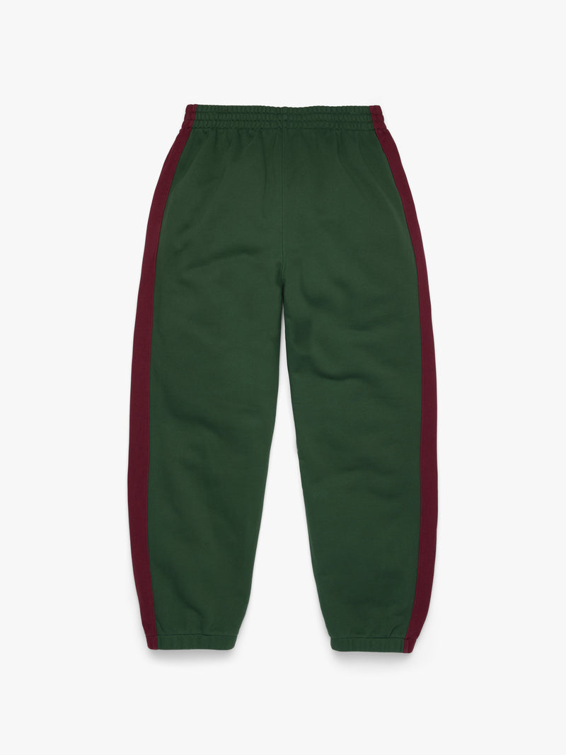 Denim U Paneled Sweatpant Green