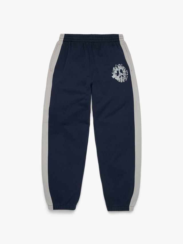 Denim U Paneled Sweatpant Navy