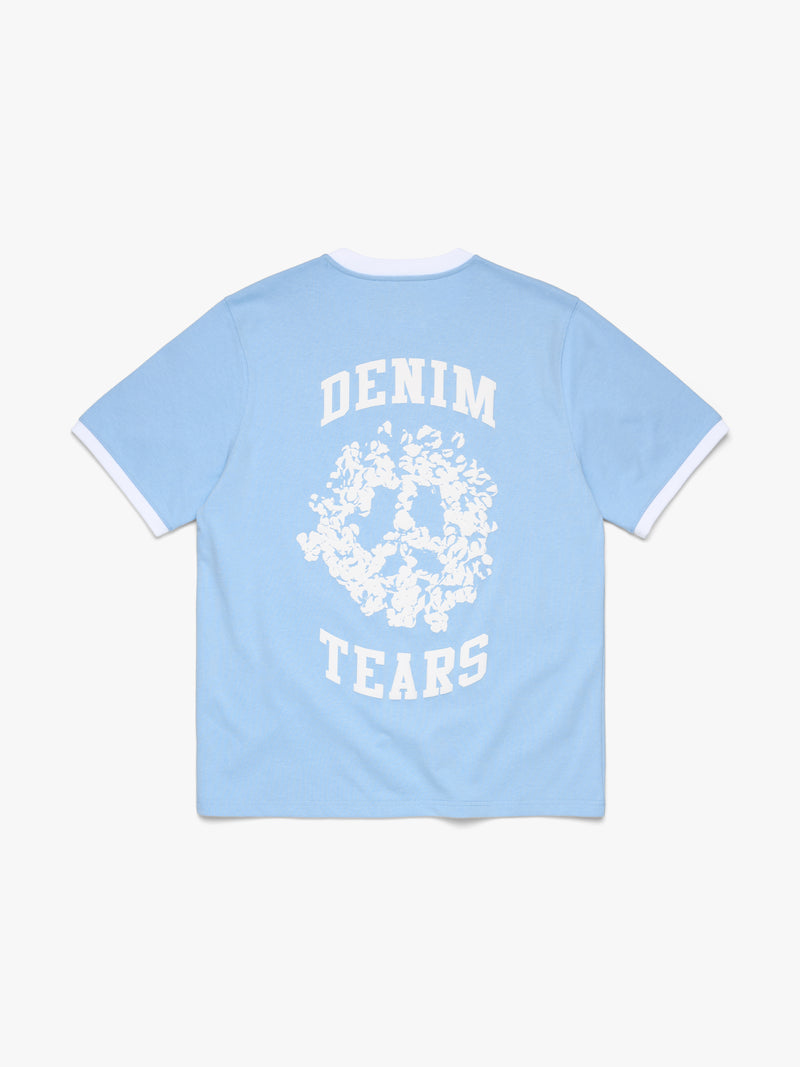 Denim U Ringer Tee Light Blue