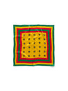 Diaspora Star Silk Scarf Yellow/Green/Red