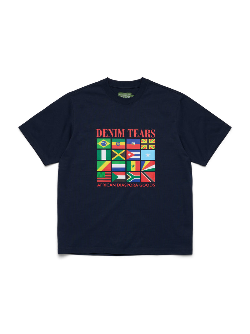 Diaspora Flags Tee Navy