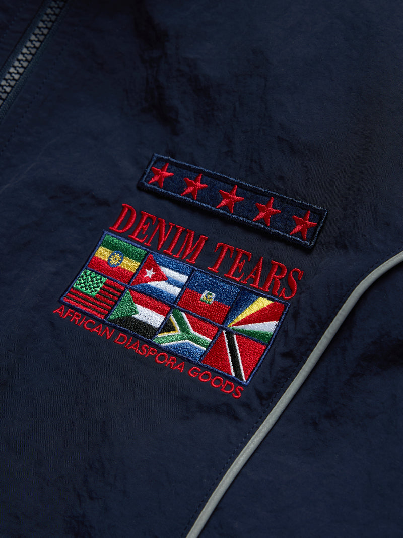 Diaspora Flag Track Jacket Navy