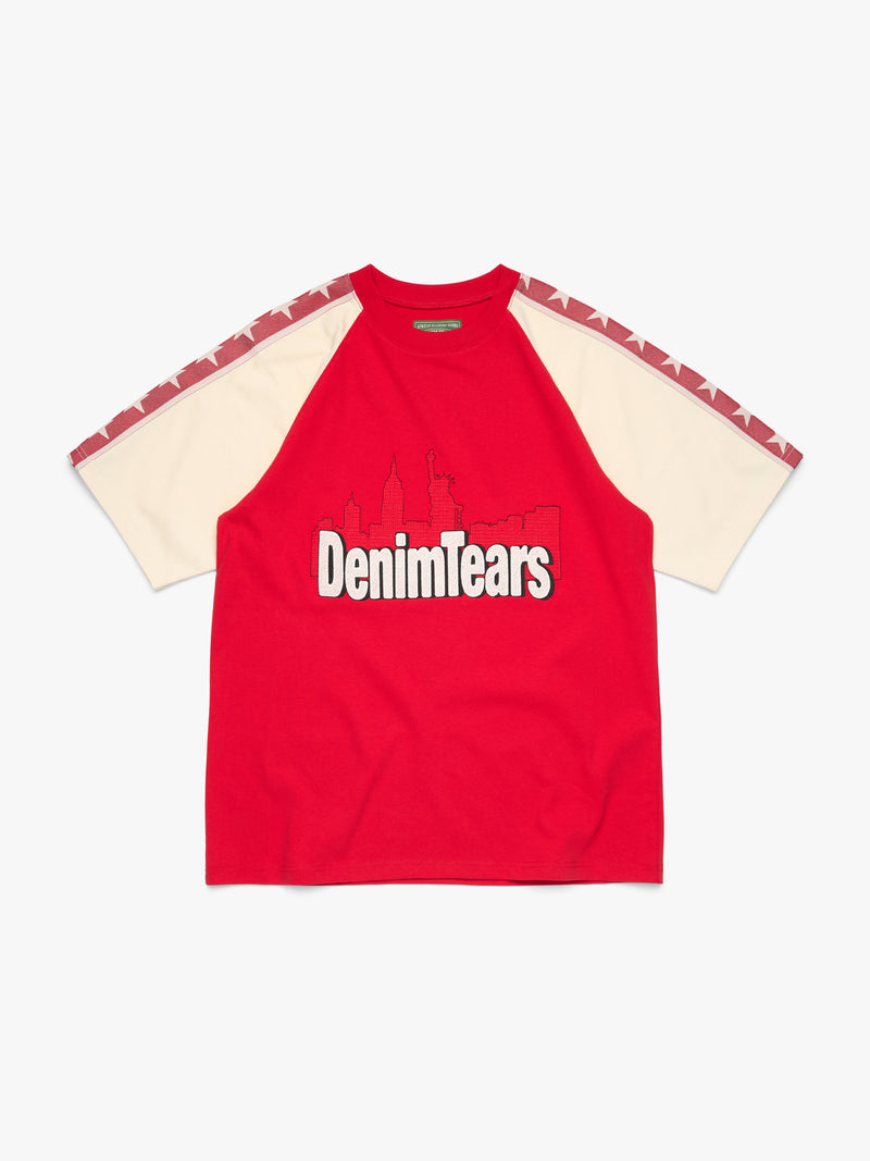 Jacquard City Tee Red