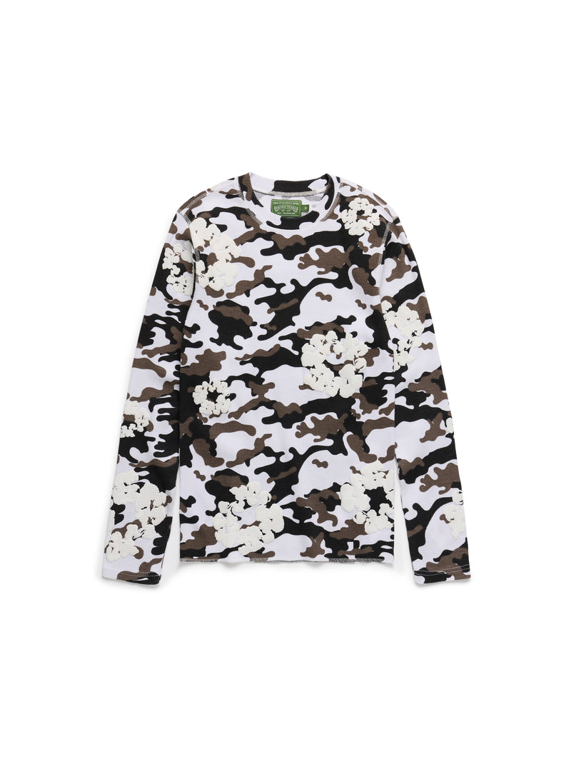 Cotton Wreath Thermal Long Sleeve Snow Camo