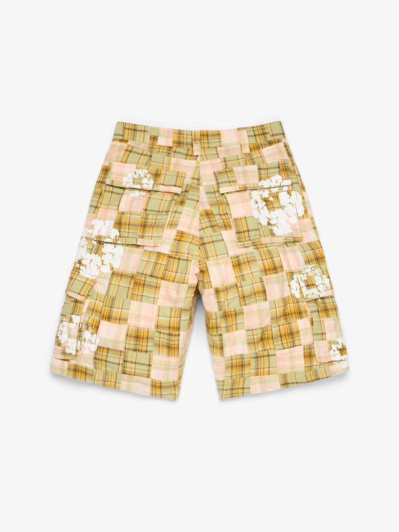 Cotton Wreath Cargo Short Madras