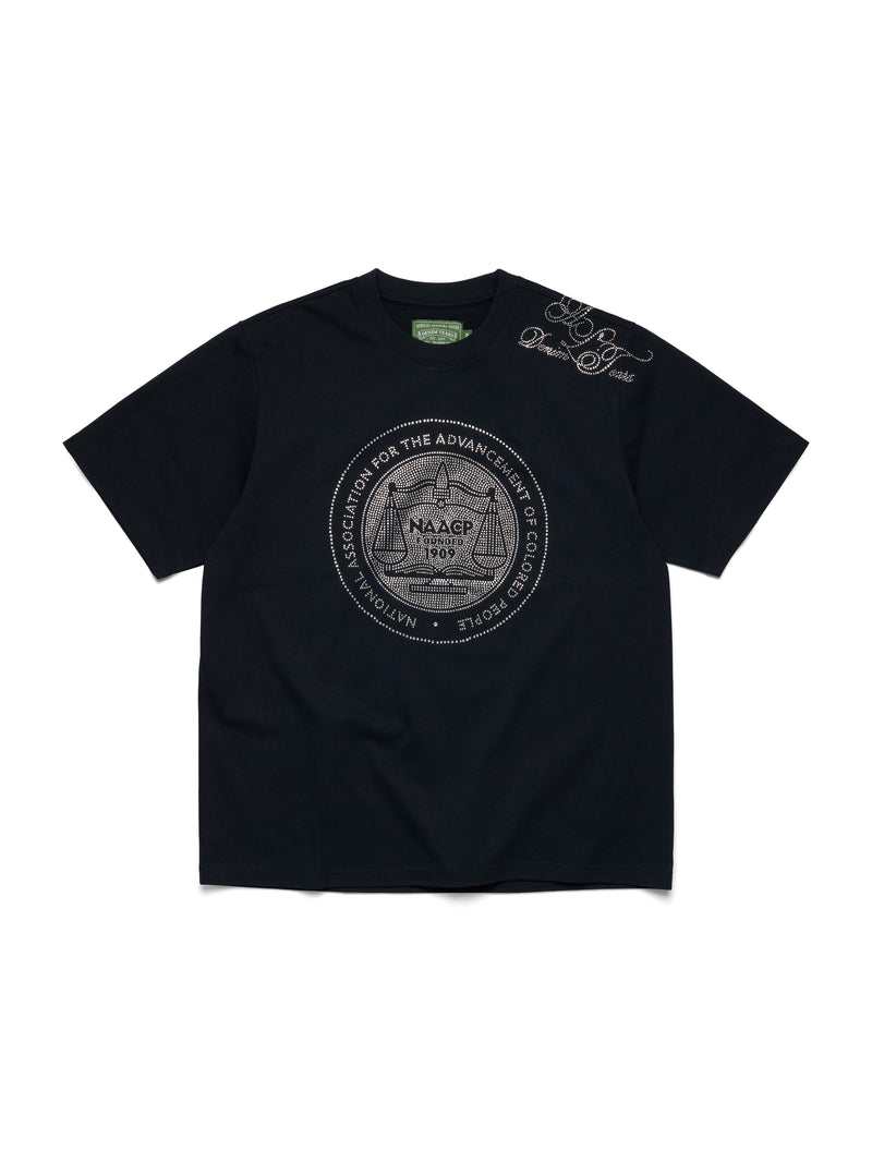 NAACP André Leon Talley Rhinestone Tee Black