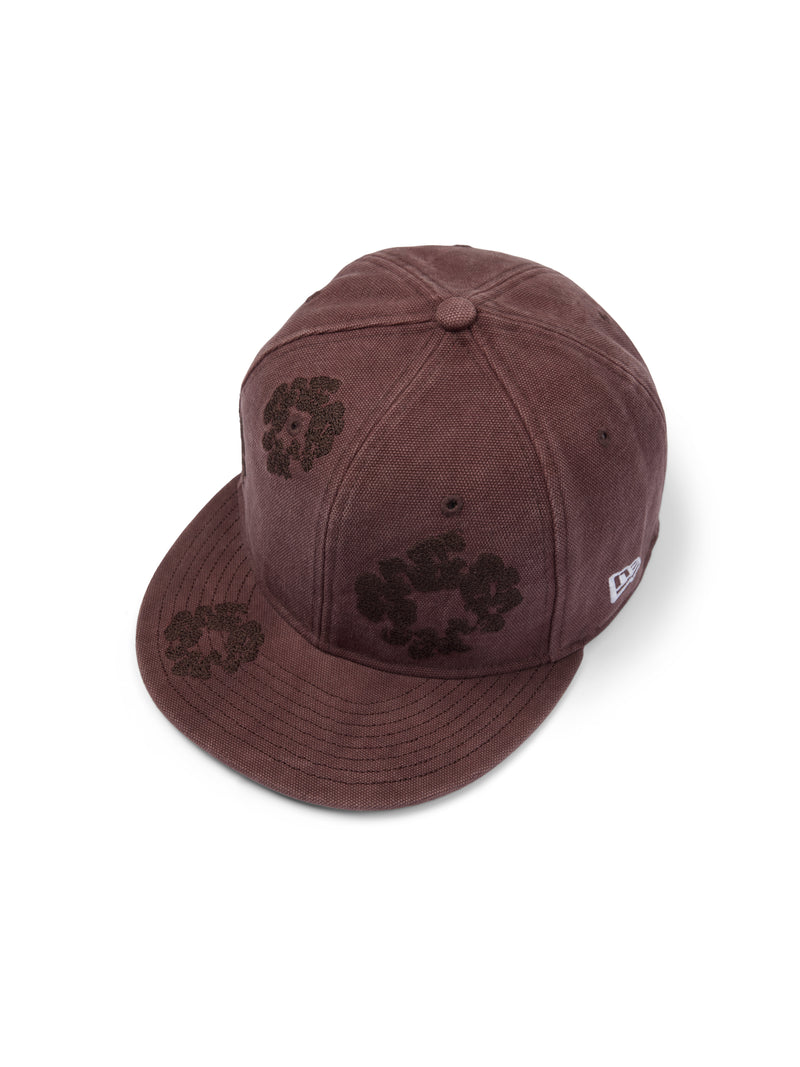 Mono Wreath New Era 59FIFTY Fitted Cap Washed Brown