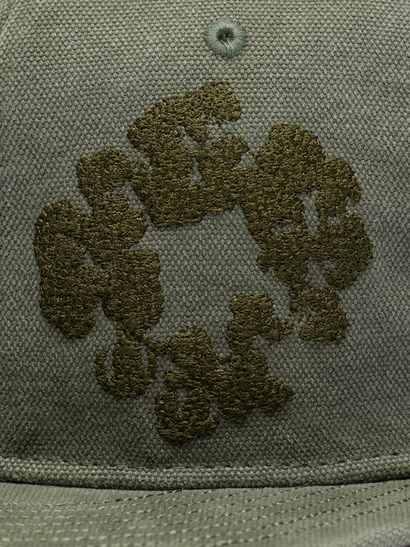 Mono Wreath New Era 59FIFTY Fitted Cap Washed Olive