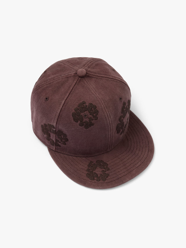 Mono Wreath New Era 59FIFTY Fitted Cap Washed Brown