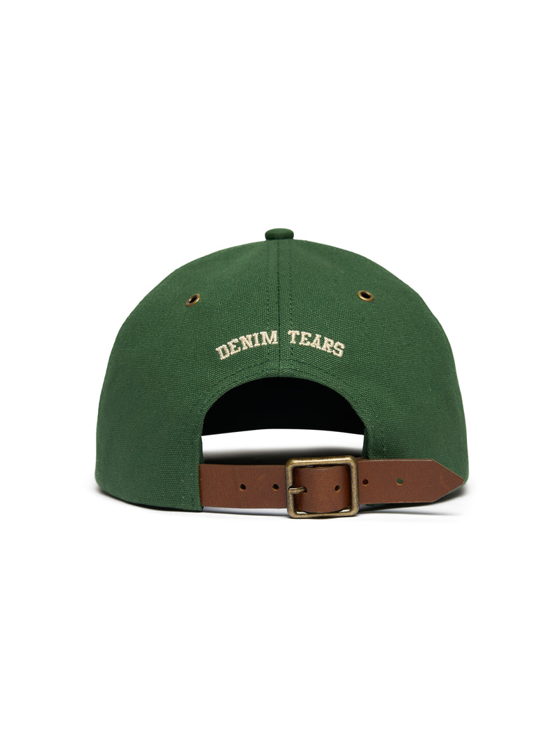 Peace Wreath Leather Brim Cap Rifle Green