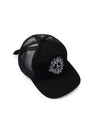 Peace Wreath Trucker Hat Black