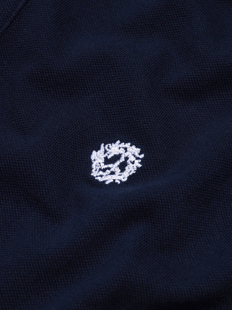 Peace Wreath Polo Navy