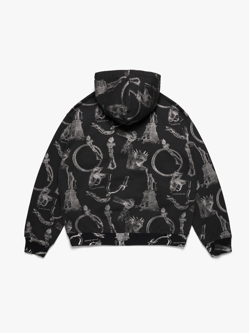 Plates Zip Hoodie