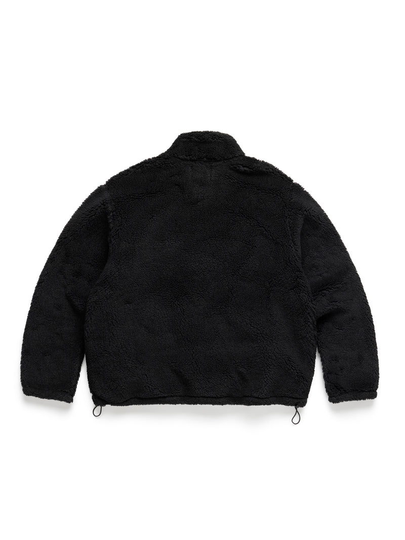 Polar Fleece Quarter Zip Jacket Black